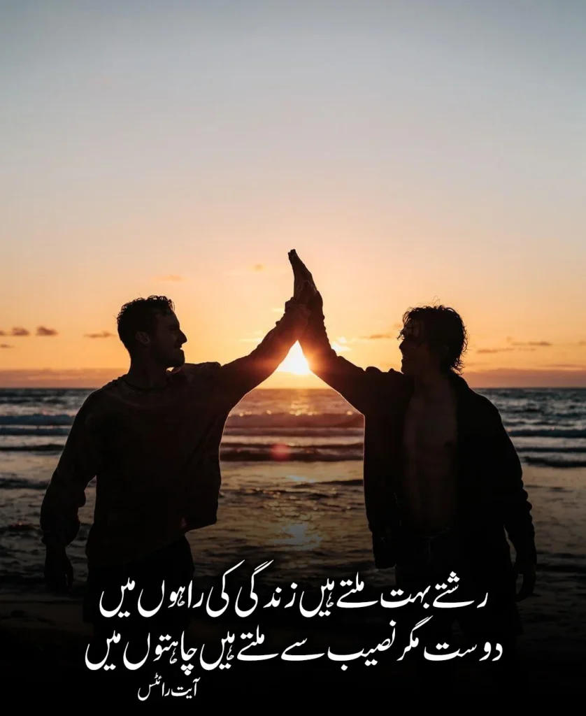 Best Friendship Poetry in Urdu