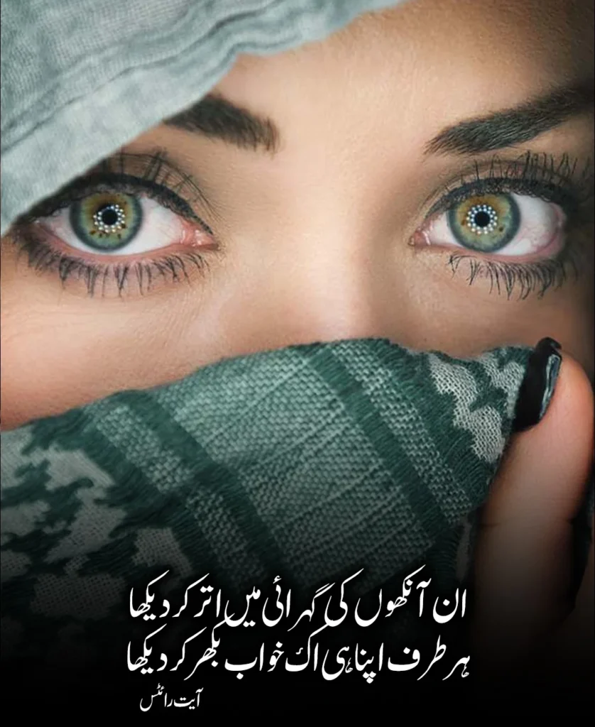 Deep Urdu Poetry on Eyes